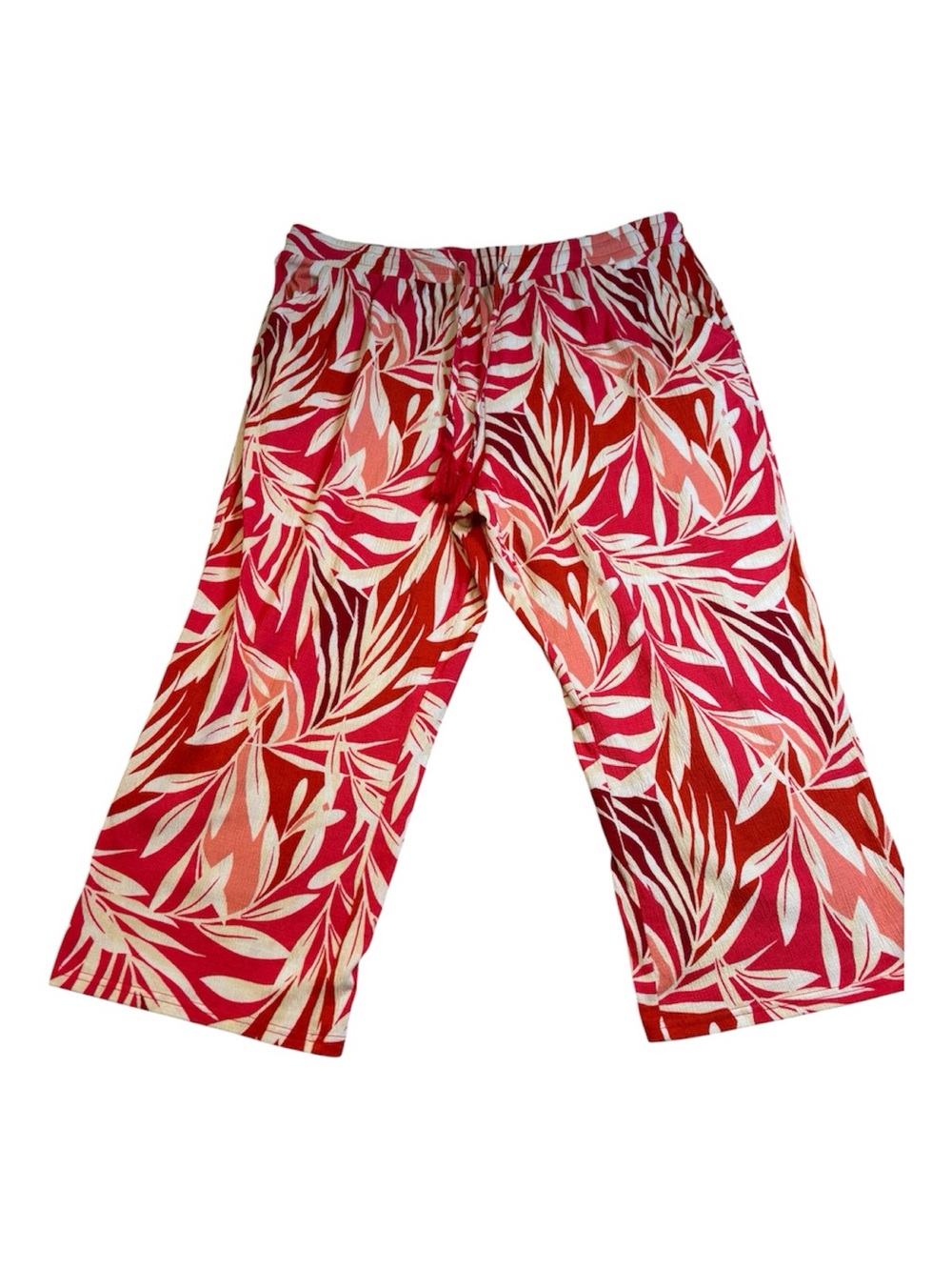Belle by Kim Gravel Packabelle Gotta Getaway Cropped Pants XLT Paradise Palm